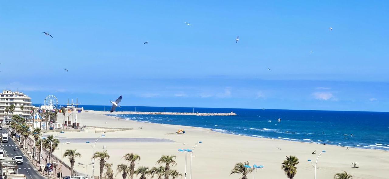 Belle Vue Mer Canet Plage Acces Piscine Couverte Et Chauffee Kültér fotó